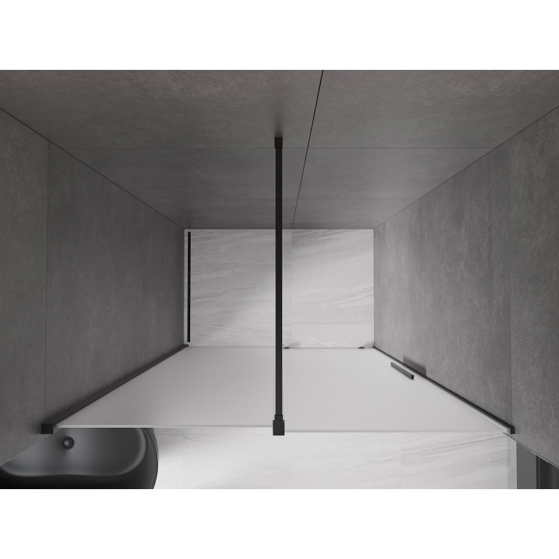 Mexen Velar lükand duššiuks 140 cm, härmatised, must - 871-140-000-31-70