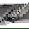 Mexen Velar Duschschiebetür 150 cm, Mattglas, Schwarz - 871-150-000-31-70