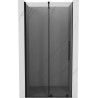 Mexen Velar puertas de ducha correderas 90 cm, grafito, negro - 871-090-000-41-70