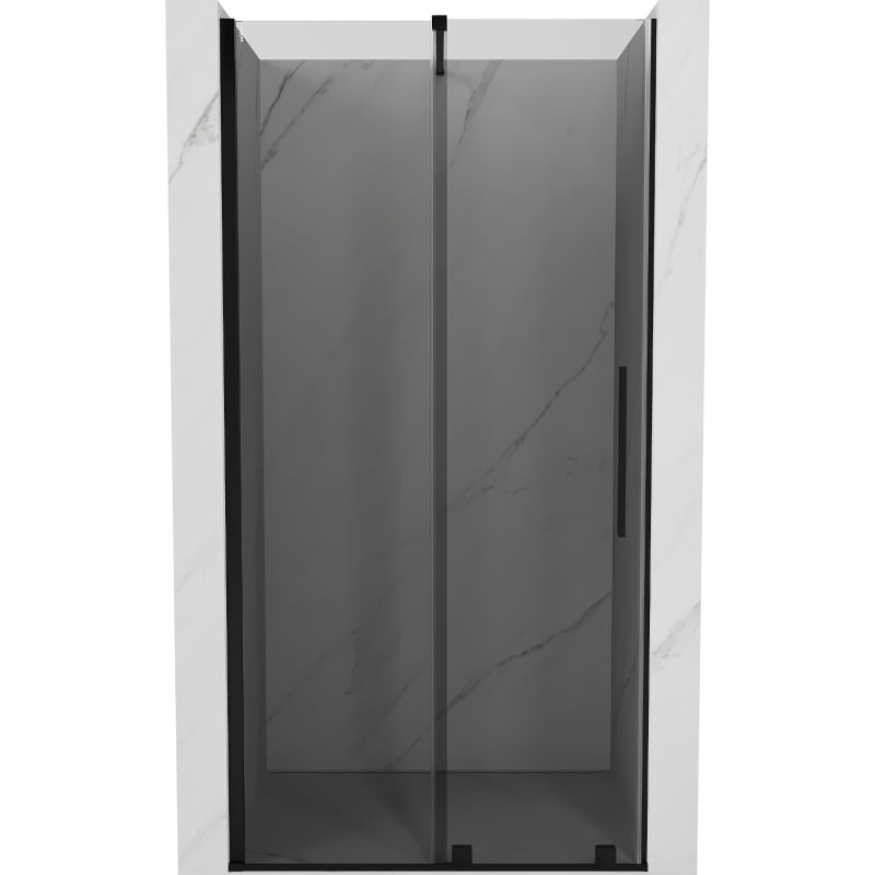 Mexen Velar klizna tuš vrata 100 cm, grafit, crne - 871-100-000-41-70