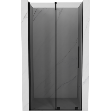 Mexen Velar klizna tuš vrata 100 cm, grafit, crne - 871-100-000-41-70