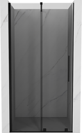 Mexen Velar drzwi prysznicowe rozsuwane 100 cm, grafit, czarne - 871-100-000-41-70