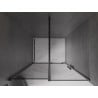 Mexen Velar drzwi prysznicowe rozsuwane 110 cm, grafit, czarne - 871-110-000-41-70