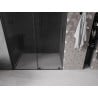 Mexen Velar drzwi prysznicowe rozsuwane 160 cm, grafit, czarne - 871-160-000-41-70