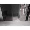 Mexen Velar sliding shower door 130 cm, graphite, black - 871-130-000-41-70