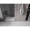 Mexen Velar Schiebetüren für Dusche 120 cm, transparent, Gun Metal - 871-120-000-01-95
