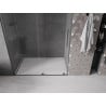 Mexen Velar lükand dušiuksed 160 cm, läbipaistev, püssimetall - 871-160-000-01-95