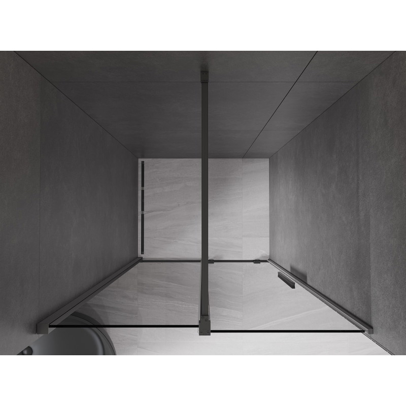 Mexen Velar lükandduššiuksed 100 cm, grafiit, gunmetal - 871-100-000-41-95