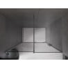Mexen Velar drzwi prysznicowe rozsuwane 140 cm, grafit, gun metal - 871-140-000-41-95