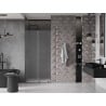 Mexen Velar drzwi prysznicowe rozsuwane 120 cm, szron, gun metal - 871-120-000-31-95