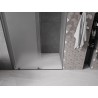 Mexen Velar lükandduššiuksed 140 cm, jäätunud, gun metal - 871-140-000-31-95