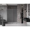 Mexen Velar sliding shower doors 140 cm, frosted, gun metal - 871-140-000-31-95
