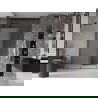 Mexen Velar schuifdouchedeur 130 cm, ijs, gun metal - 871-130-000-31-95