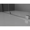 Mexen Velar drzwi prysznicowe rozsuwane 120 cm, szron, gun metal - 871-120-000-31-95