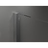 Mexen Velar drzwi prysznicowe rozsuwane 120 cm, szron, gun metal - 871-120-000-31-95