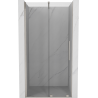 Mexen Velar Schiebetür für Dusche 90 cm, transparent, gebürsteter Nickel - 871-090-000-01-97