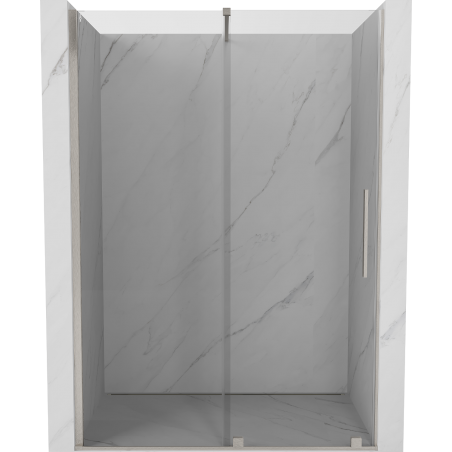 Mexen Velar klizna vrata na klizanje 160 cm, prozirna, brušeni nikal - 871-160-000-01-97
