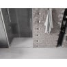 Mexen Velar puertas de ducha correderas 120 cm, transparente, níquel cepillado - 871-120-000-01-97