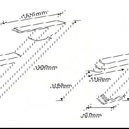 Mexen Emma Waschtischarmatur, gebürstetes Gold - 71900-50