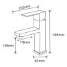 Mexen Emma valamusegisti, inox - 71900-00