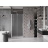 Mexen Velar drzwi prysznicowe rozsuwane 120 cm, szron, nikiel szczotkowany - 871-120-000-31-97