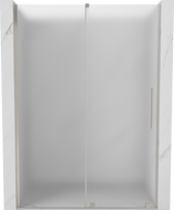 Mexen Velar porte doccia scorrevoli 130 cm, brina, nichel spazzolato - 871-130-000-31-97