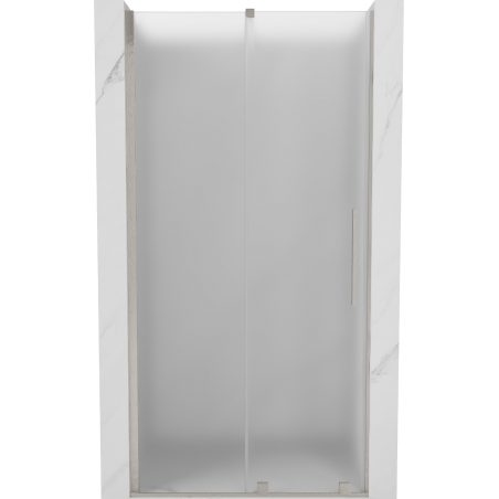 Mexen Velar portas de duche deslizantes 120 cm, fosco, níquel escovado - 871-120-000-31-97