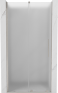 Mexen Velar skjutbara duschdörrar 120 cm, frostat, borstad nickel - 871-120-000-31-97