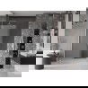 Mexen Velar schuifdouchedeur 160 cm, ijs, geborsteld nikkel - 871-160-000-31-97