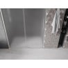 Mexen Velar Schiebetür Dusche 130 cm, satiniert, gebürstetes Nickel - 871-130-000-31-97