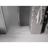 Mexen Velar Schiebetür Dusche 130 cm, satiniert, gebürstetes Nickel - 871-130-000-31-97