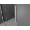 Mexen Velar drzwi prysznicowe rozsuwane 120 cm, szron, nikiel szczotkowany - 871-120-000-31-97