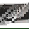 Mexen Velar Schiebetür für Dusche 140 cm, Graphit, gebürsteter Nickel - 871-140-000-41-97