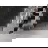 Mexen Velar Schiebetür für Dusche 140 cm, Graphit, gebürsteter Nickel - 871-140-000-41-97