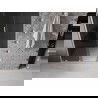 Mexen Velar Schiebetür für Dusche 110 cm, Graphit, gebürsteter Nickel - 871-110-000-41-97