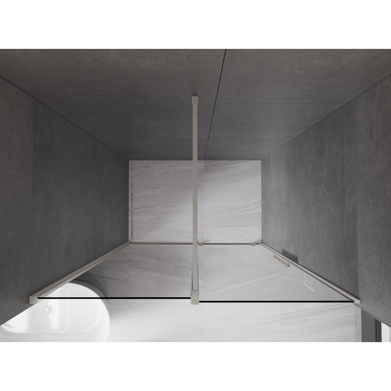 Mexen Velar lükandakna 150 cm, grafiit, harjatud nikkel - 871-150-000-41-97