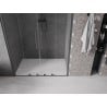 Mexen Velar Duo sliding shower doors 160 cm, transparent, gun metal - 871-160-000-02-95
