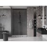 Mexen Velar Duo sliding shower door 150 cm, transparent, gun metal - 871-150-000-02-95