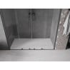 Mexen Velar Duo drzwi prysznicowe rozsuwane 170 cm, transparent, gun metal - 871-170-000-02-95