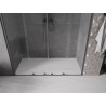 Mexen Velar Duo lükanduksed dušile 180 cm, läbipaistev, gun metal - 871-180-000-02-95