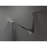 Mexen Velar Duo lükandustega dušiuksed 140 cm, läbipaistev, gun metal - 871-140-000-02-95