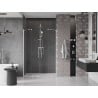 Mexen Velar Duo sliding shower doors 160 cm, transparent, brushed nickel - 871-160-000-02-97