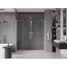Mexen Velar Duo Sliding Shower Doors 170 cm, Transparent, Brushed Nickel - 871-170-000-02-97