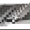Mexen Velar Duo Schiebeduschtür 160 cm, transparent, gebürsteter Nickel - 871-160-000-02-97