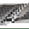 Mexen Velar Duo schuifdouchedeur 170 cm, transparant, geborsteld nikkel - 871-170-000-02-97