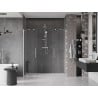 Mexen Velar Duo Sliding Shower Doors 170 cm, Transparent, Brushed Nickel - 871-170-000-02-97