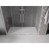 Mexen Velar Duo drzwi prysznicowe rozsuwane 200 cm, transparent, nikiel szczotkowany - 871-200-000-02-97