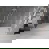 Mexen Velar Duo Schiebetür Duschtür 200 cm, transparent, gebürsteter Nickel - 871-200-000-02-97