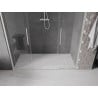 Mexen Velar Duo drzwi prysznicowe rozsuwane 200 cm, transparent, nikiel szczotkowany - 871-200-000-02-97