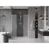 Mexen Velar Duo lükandustega dušiuks 140 cm, härmatis, kroom - 871-140-000-32-01